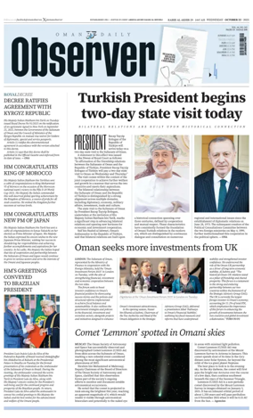 Cover of Oman Daily Observer