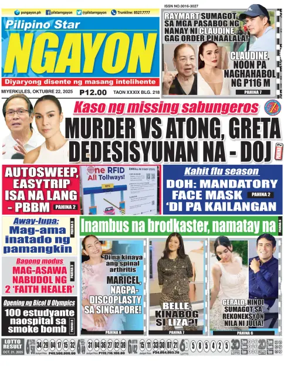 Cover of Pilipino Star Ngayon
