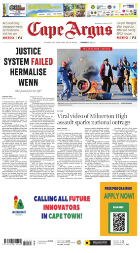 Cover of Cape Argus (PM Edition)