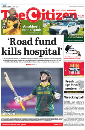 Cover of The Citizen (KZN)