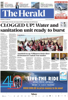 Cover of The Herald (South Africa)