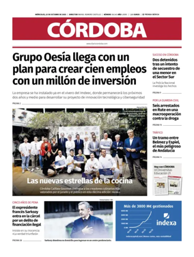 Cover of Diario Córdoba