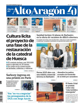 Cover of Diario del Alto Aragón