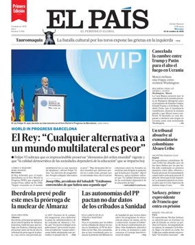 Cover of El País (1ª Edición)