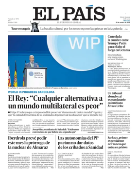Cover of El País (Galicia)