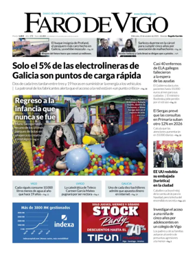 Cover of Faro de Vigo