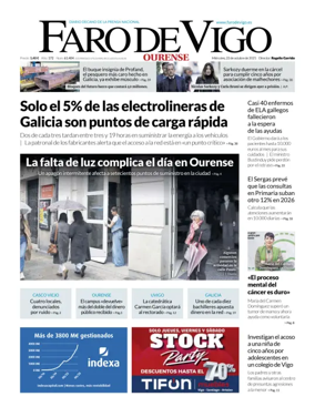 Cover of Faro de Vigo (Ourense)