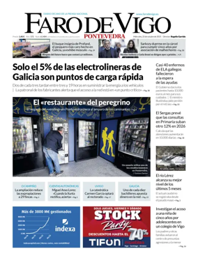 Cover of Faro de Vigo (Pontevedra)