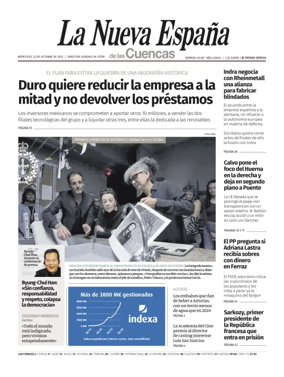 Cover of La Nueva España (Cuencas)