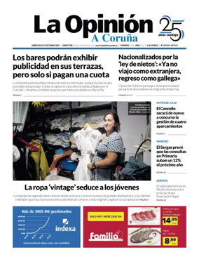 Cover of La Opinion de A Coruna