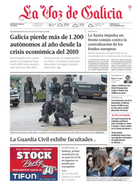 Cover of La Voz de Galicia (Carballo)