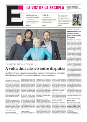 Cover of La Voz de Galicia (Santiago) - La Voz de la Escuela