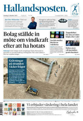 Cover of Hallandsposten