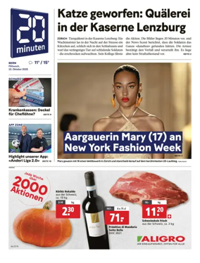 Cover of 20 Minuten - Bern