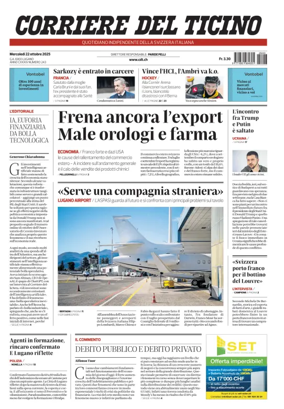 Cover of Corriere del Ticino