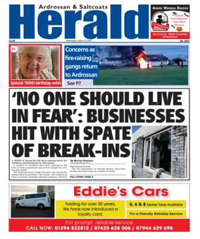 Cover of Ardrossan & Saltcoats Herald