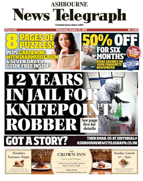 Cover of Ashbourne News Telegraph