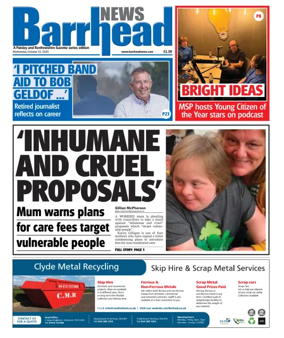 Cover of Barrhead News