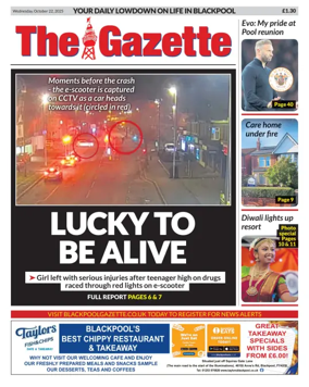 Cover of Blackpool Gazette