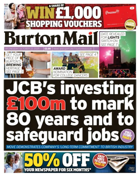 Cover of Burton Mail