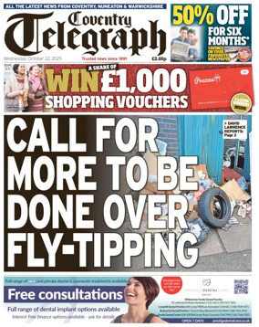 Cover of Coventry Telegraph