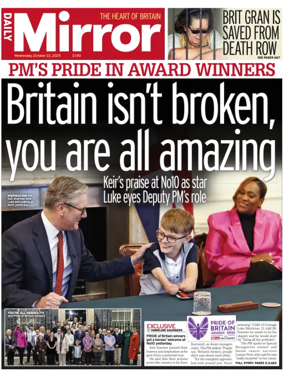 Cover of Daily Mirror