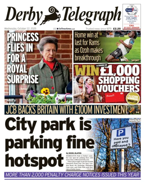 Cover of Derby Telegraph