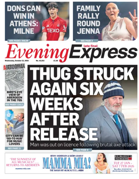 Cover of Evening Express (Extra Edition)