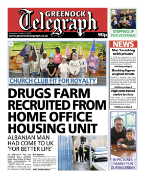 Cover of Greenock Telegraph
