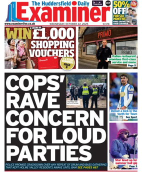 Cover of Huddersfield Daily Examiner