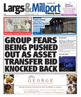 Cover of Largs & Millport Weekly News