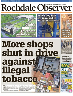 Cover of Rochdale Observer