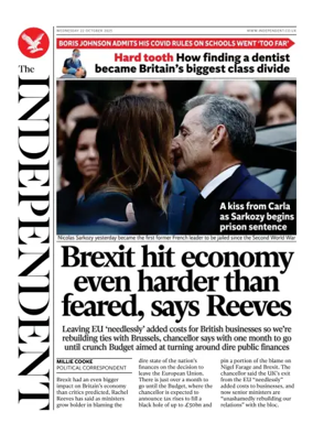 Cover of The Independent