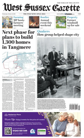 Cover of West Sussex Gazette