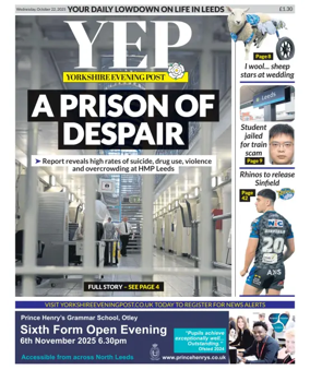 Cover of Yorkshire Evening Post