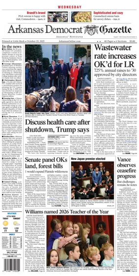 Cover of Arkansas Democrat-Gazette