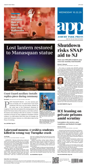 Cover of Asbury Park Press