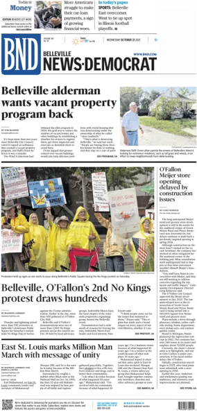 Cover of Belleville News-Democrat