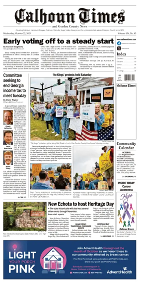 Cover of Calhoun Times