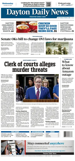 Cover of Dayton Daily News