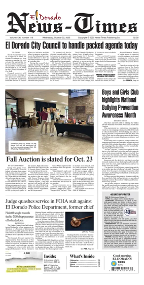 Cover of El Dorado News-Times (VCID - Camden News)