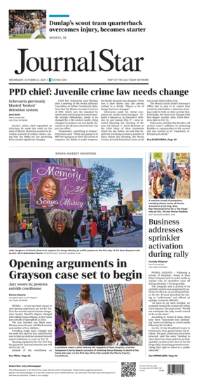 Cover of Journal Star (Peoria)