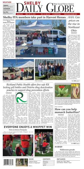 Cover of Shelby Daily Globe