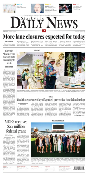 Cover of Starkville Daily News