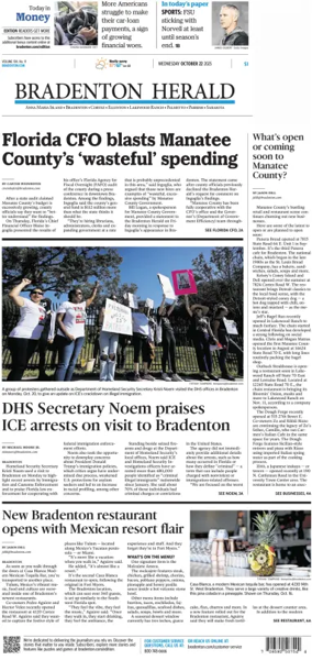 Cover of The Bradenton Herald