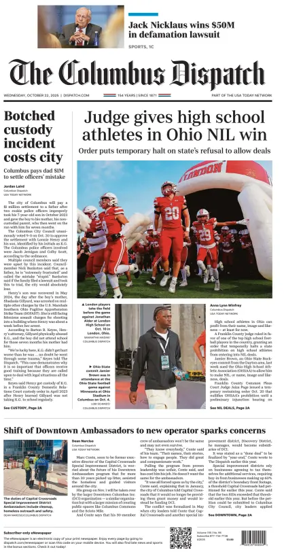Cover of The Columbus Dispatch