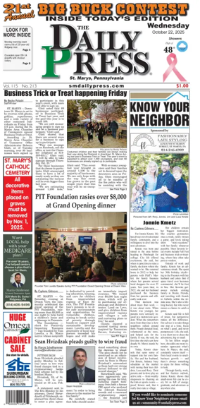 Cover of The Daily Press