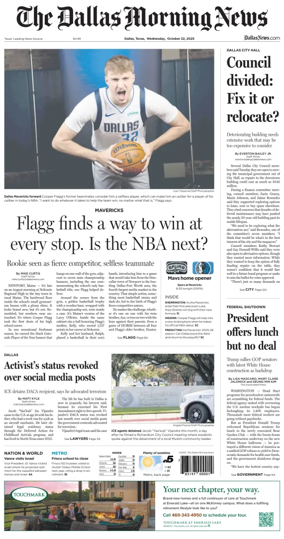 Cover of The Dallas Morning News