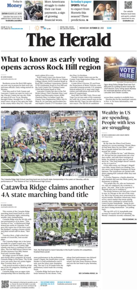 Cover of The Herald (Rock Hill)