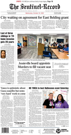 Cover of The Sentinel-Record